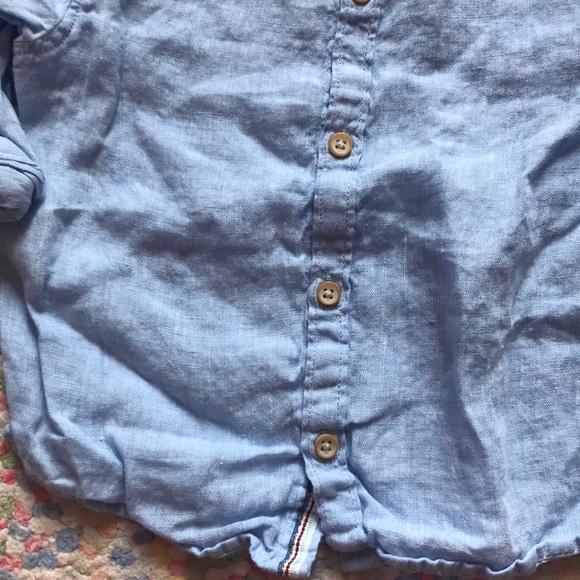 🧸Zara Baby Boy Button Down Shirt - Picture 3 of 6